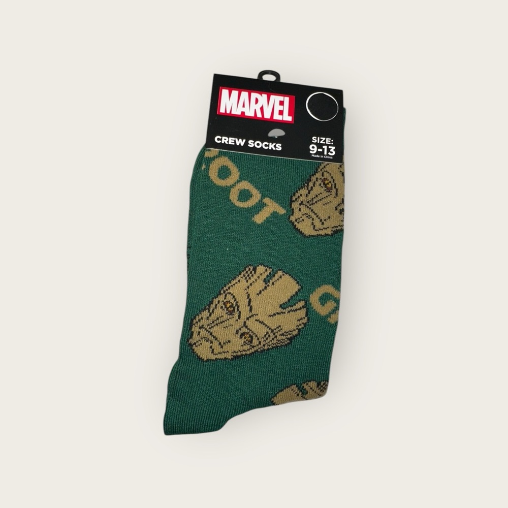 Marvel Groot Crew Socks